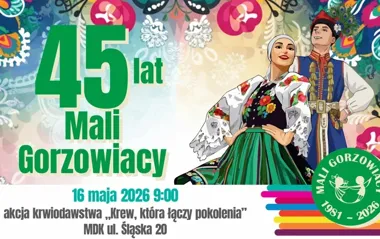 Mali Gorzowiacy świętują 45 lat krwią. W sobotę zbiórka w MDK